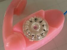 Vintage 1960s Barbie Clone Doll Phone Princess Style Rotary Phone Pink, used for sale  Shipping to South Africa