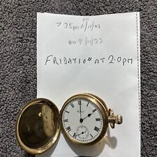 solid gold hunter watch for sale  WAKEFIELD