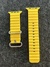 Yellow Ocean Band Sport Strap for Apple Watch Ultra 49mm Series SE 8 7 6 5 4 3 for sale  Shipping to South Africa