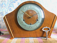 BEAUTIFUL ART DECO SMITHS WESTMINSTER CHIMING MANTEL CLOCK IN LOVELY CONDITION for sale  Shipping to South Africa