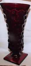 ruby glass vase for sale  Chelsea