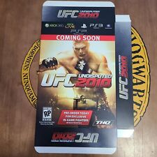 Caixa promocional UFC Undisputed 2010 Giant Store 16"x11.5"x2.5" Xbox 360 PS3!, usado comprar usado  Enviando para Brazil