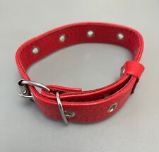 Men red leather for sale  BLACKPOOL