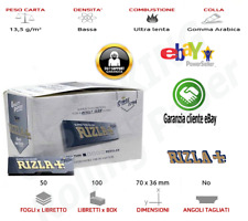 Używany, Rizla Srebrny Cartine Argento Grigio Corte 100 Libretti na sprzedaż  Wysyłka do Poland