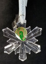 Waterford 2019 Crystal Mini Snowflake adorno 2,5" # 40035449 en caja con etiqueta segunda mano  Embacar hacia Argentina