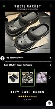 mary jane crocs for sale  DEESIDE