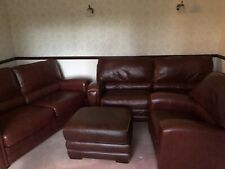 Leather sofas seater for sale  WOLVERHAMPTON