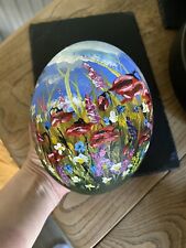 Beautiful Hand Painted Ostrich Egg, for sale  Shipping to South Africa