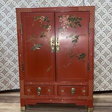 Chinoiserie red lacquered for sale  Houston