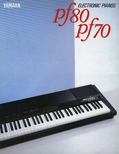 Piano Eletrônico YAMAHA PF80 / PF70 - BROCHURA Original de 6 Páginas da Década de 1980  comprar usado  Enviando para Brazil
