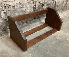 VINTAGE WOODEN SMALL FREESTANDING COUNTER TABLE TOP BOOKSHELF BOOK TROUGH STYLE for sale  Shipping to South Africa