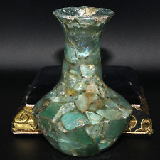 Autêntico vaso de garrafa de vidro romano antigo por volta do século I a III dC comprar usado  Enviando para Brazil