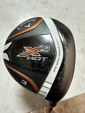 Callaway X2 Hot Fairway 3 Wood 15 Degrees Right Handed RH Aldila Tour ATX-55-A for sale  Shipping to South Africa