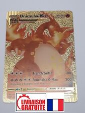 Carte Pokémon Métal Or Dorée - Dracaufeu VMax [2] - Version Française d'occasion  Paris VIII