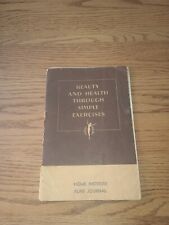 Home Institute de colección - belleza y salud a través de ejercicios simples 1940 segunda mano  Embacar hacia Mexico