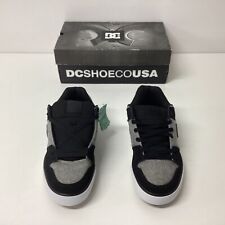 Used, DC Men's 'Pure' Grey/Black Skate Shoes #300660 Size US10 (Like New) (P7) W#659 for sale  Shipping to South Africa