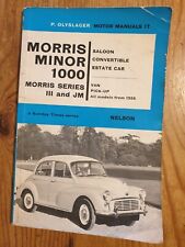 Vintage motor manual for sale  LEEDS