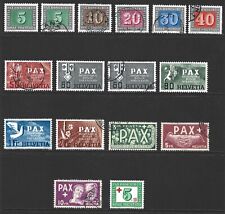 Switzerland 1945 stamp d'occasion  Expédié en Belgium
