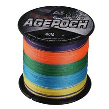  Agepoch 100M-2000M 6-300LB Multi-Color PE Dyneema Power Braided Fishing Line for sale  Shipping to South Africa