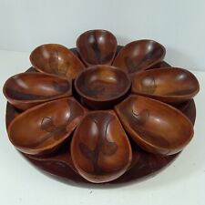 Lazy susan carved for sale  PORTSMOUTH