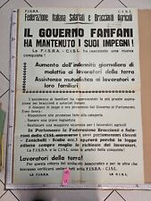 Manifesto sindacati governo usato  Viterbo