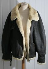 Vintage leather sheepskin for sale  WHITCHURCH