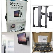 Medium Full-Motion TV Wall Mount Universal Brackets Fit Flat-Panel TVs 19"- 47", used for sale  Shipping to South Africa