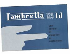 Lambretta 125 depliant usato  Vetto