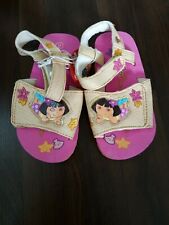 Sandalias Dora la Exploradora Zapatos de Velcro Talla 9 Rosa Niño Pequeño segunda mano  Embacar hacia Argentina