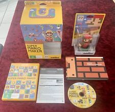 Super Mario Maker Edição Limitada Big Box com Amiibo Artbook Jogo Nintendo Wii U, usado comprar usado  Enviando para Brazil