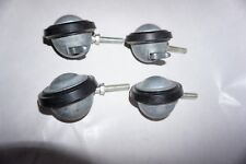  Lot of 4 Shepherd Ball Casters 2 3/4” For Hard Floors 2 with brakes & 2 Without for sale  Shipping to South Africa