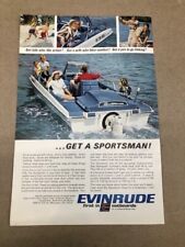 1967 Evinrude "Get a Sportsman Boat w/90, 120, 155hp inboard engines" vintage ad for sale  Shipping to South Africa