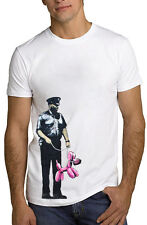 BANKSY Policía Globo Animal Perro Graffiti Camiseta *TODAS LAS TALLAS Y NUEVA* segunda mano  Embacar hacia Argentina