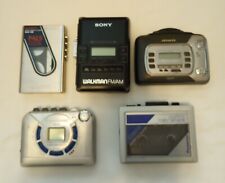 Lote de 5 Walkman SONY WM-10 II PALS Leitor de Cassete, AIWA, Rádio AMFM Panasonic comprar usado  Enviando para Brazil