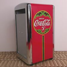 Dispensador de servilletas de metal estilo vintage rojo Coca-Cola/Coca Cola segunda mano  Embacar hacia Argentina