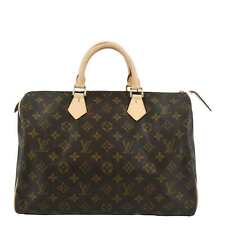 Bolsa satchel Louis Vuitton Speedy 35 monograma lona marrom comprar usado  Enviando para Brazil