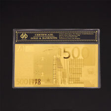 Gold foil euro for sale  Shipping to Ireland