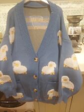 Blue cardigan embrodiered for sale  DUMFRIES