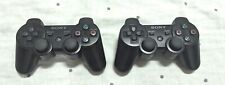 Two Authentic Sony Playstation 3 PS3  OEM  Sixaxis Controllers Tested  for sale  Shipping to South Africa