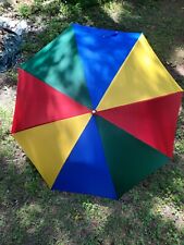 Vinatge Beach Umbrella Multicolored 4 Feet Diameter 71" Tall NOS for sale  Shipping to South Africa