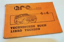 Aro 24 - 320 4x4 Technisches Handbuch Bedienungsanleitung Libro Tecnico 1988 comprar usado  Enviando para Brazil