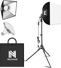 Kit de iluminação Softbox, NiceVeedi 16"" x 16"" kit de iluminação de fotografia Softbox com comprar usado  Enviando para Brazil
