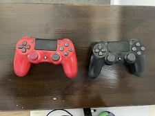 Ps4 controllers red for sale  LEEDS