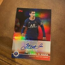 2022 Topps PSG Angel DiMaria Auto /5 Red, used for sale  Shipping to South Africa
