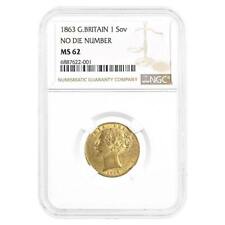 1863 british gold for sale  New York