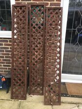 Brown. wooden trellis for sale  BRACKNELL