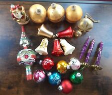 Lovely Job Lot Of Vintage Glass Christmas Tree Ornaments for sale  BIRMINGHAM
