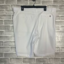 Shorts de campo de golfe reto tamanho 38 branco neutro elástico material desempenho comprar usado  Enviando para Brazil