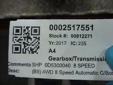 Audi gearbox 3.0l for sale  SKELMERSDALE
