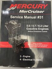 MOTORES A GÁS Mercury MerCruiser manual de serviço #31 90-864260200 5.0L/ 5.7L/ 6.2L comprar usado  Enviando para Brazil
